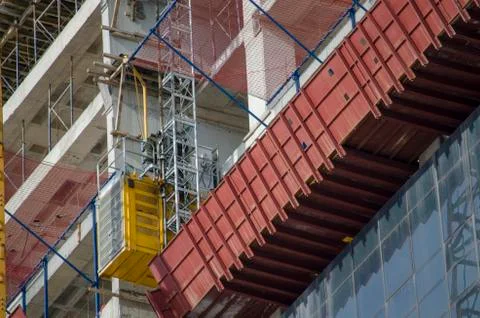Elevator in Construction Stock Photos