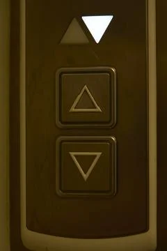 Elevator Control Panel Buttons Essential for user accessibility and navigat.. Stock Photos