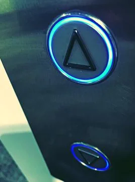 Elevator control panel Stock Photos