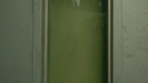 Elevator descending from Floor 5 to 2 pov I Stock Footage 291294319