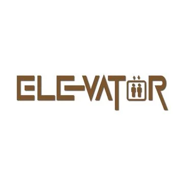 Elevator design logo Stock Illustration