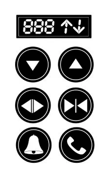 Elevator design over white background, vector illustration Illustrazione stock