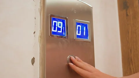 Elevator Display Actions, Multiple Instances Illustrating Elevator Interface Vidéo 324519853