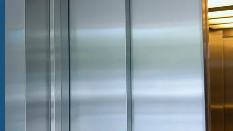The elevator door is closed Stock Footage 207636860
