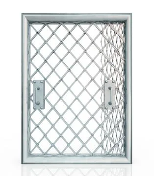 Elevator door inner Stock Illustration