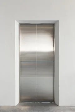 Elevator door office 库存照片
