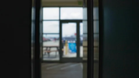 Elevator door opening Stock Footage 90362231
