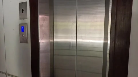 Elevator Door Opening Sequence Stock Footage 276414238