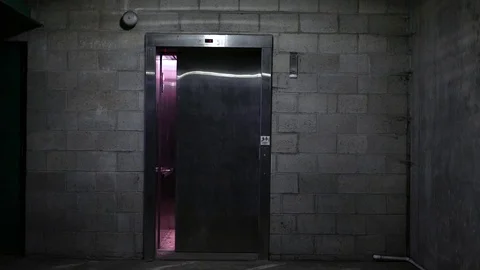 POV of creepy empty dark parking garage  | Stock Video | Pond5