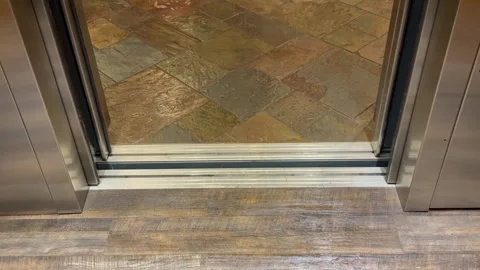 Elevator Doors closing and opening in Austin, Texas 10/21/2025 Video stock 319585279
