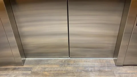 Elevator Doors closing and opening in Austin, Texas 10/21/2025 Video stock 319585302