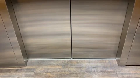 Elevator Doors closing and opening in Austin, Texas 10/21/2025 Video stock 319585305
