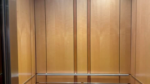 Elevator doors closing in Austin, TX 9/8/2026 Stock Footage 344927803