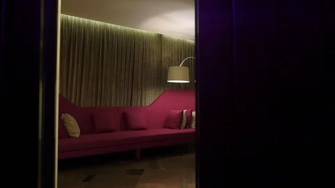 Elevator doors closing in hotel Stock Footage 93953647