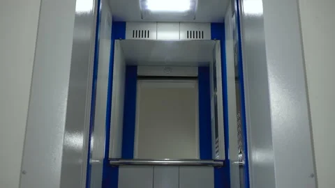 The elevator doors open Stock Footage 146999748
