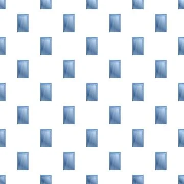 Elevator doors pattern creating seamless contemporary background Stock Illustration