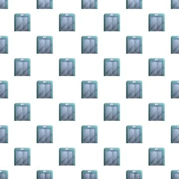 Elevator doors seamless pattern background design 스톡 일러스트