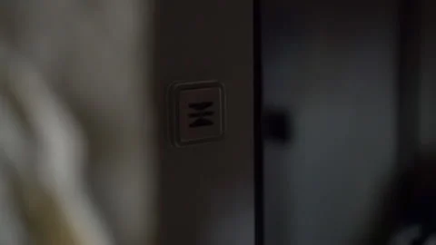 Elevator floor close door button light flashing Stock Footage 145821249