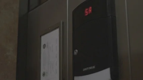 Elevator Floor Number Stockbeeldmateriaal 88792839