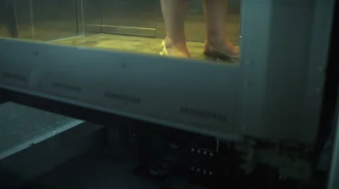 Elevator goes down. Stock Footage 53868055