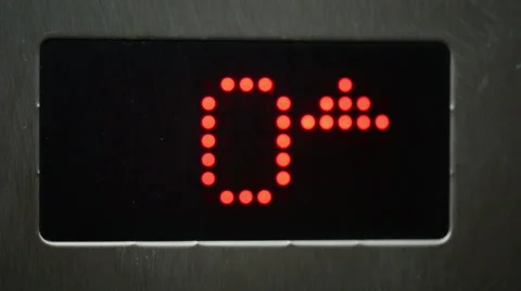 The elevator goes up Stock Footage 43235423