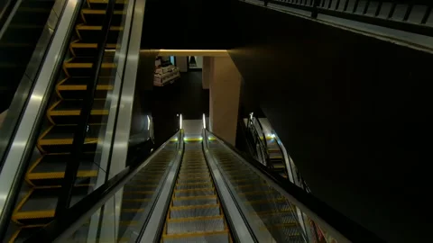 Elevator Going Down at Assembly Hall in Downtown Nashville Stock Footage 166069344