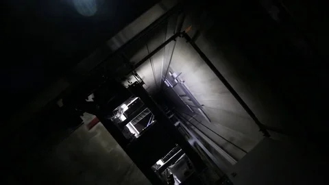 Elevator going up Stock Footage 70975008