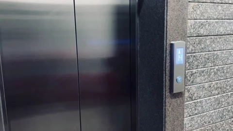 Elevator going up in a high-rise building Stock Footage 234052038