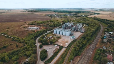 Elevator - grain processing complex for compound feeds Vidéo 164586999