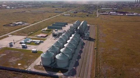 Elevator. Granary Stock-Footage 196670517