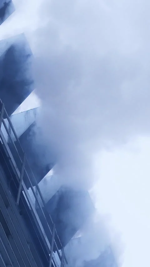 Elevator heating system smoking.  Stock Footage 312066868