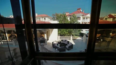 Up the elevator in the hotel Stock Footage 20636531