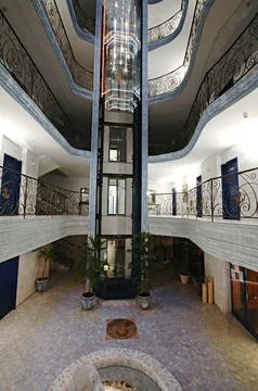 Elevator in hotel Stock Photos