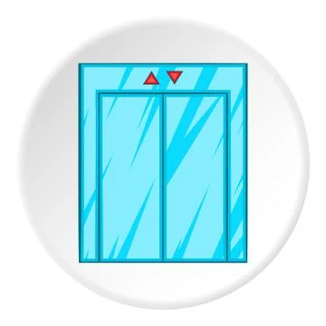 Elevator icon, cartoon style イラスト素材