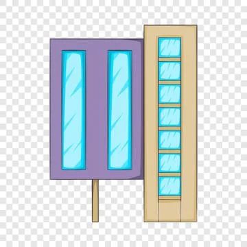 Elevator icon, cartoon style Stock Illustration