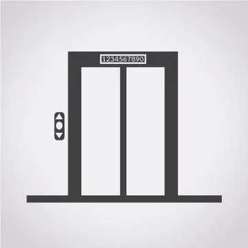 Elevator icon Ilustración de archivo