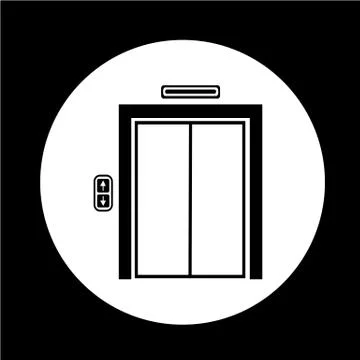 Elevator icon Ilustración de archivo