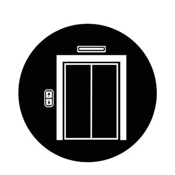 Elevator icon Ilustración de archivo