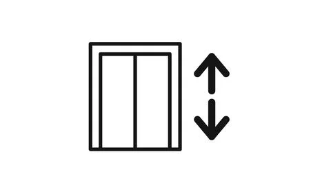 Elevator Icon. Illustrazione stock