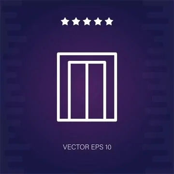 Elevator  icon Ilustración de archivo