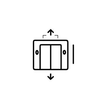 Elevator icon Stock Illustration