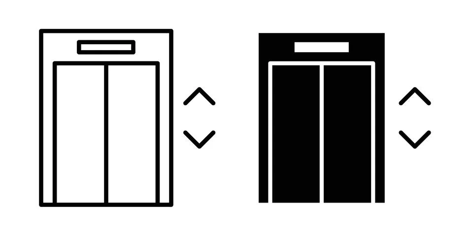 Elevator icon Illustration Eps10 for web or app 스톡 일러스트