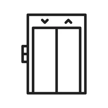 Elevator Icon Image. Stock Illustration