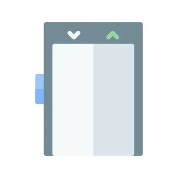 Elevator Icon Image. Illustrazione stock