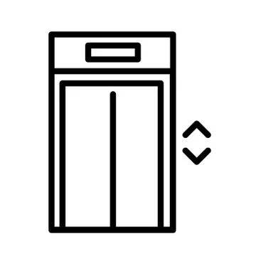 Elevator Icon Vector 스톡 일러스트