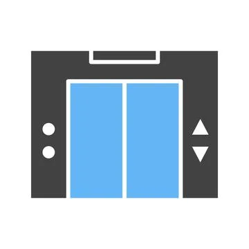 Elevator icon vector image. Stock Illustration