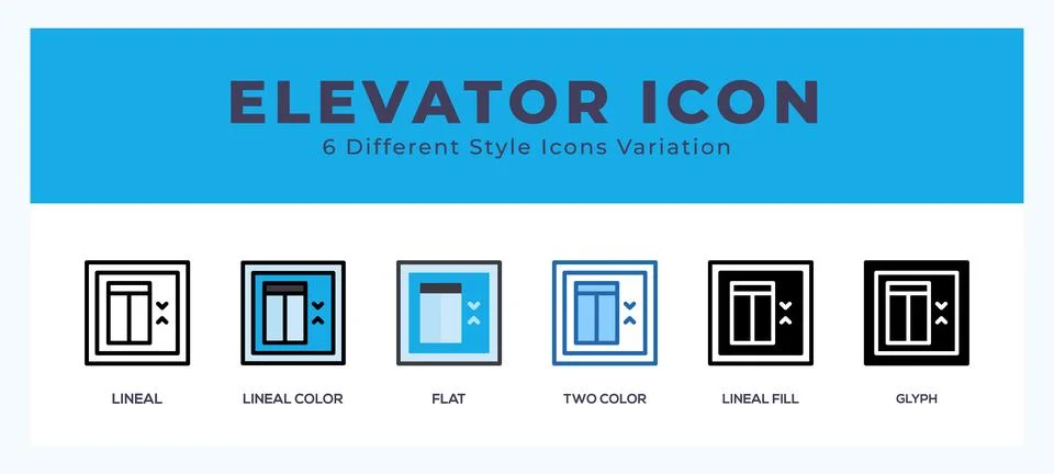 Elevator icon vector for web. and mobile app Stock Illustration