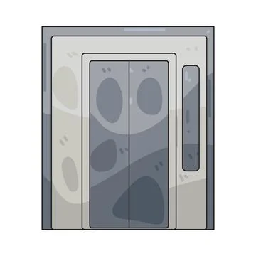 Elevator illustration Stock Illustration
