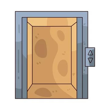 Elevator illustration Stock Illustration