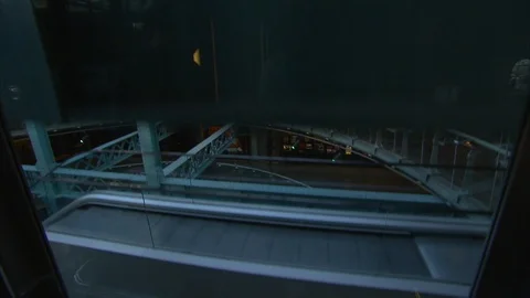 An elevator inside a factory Stock Footage 87724871